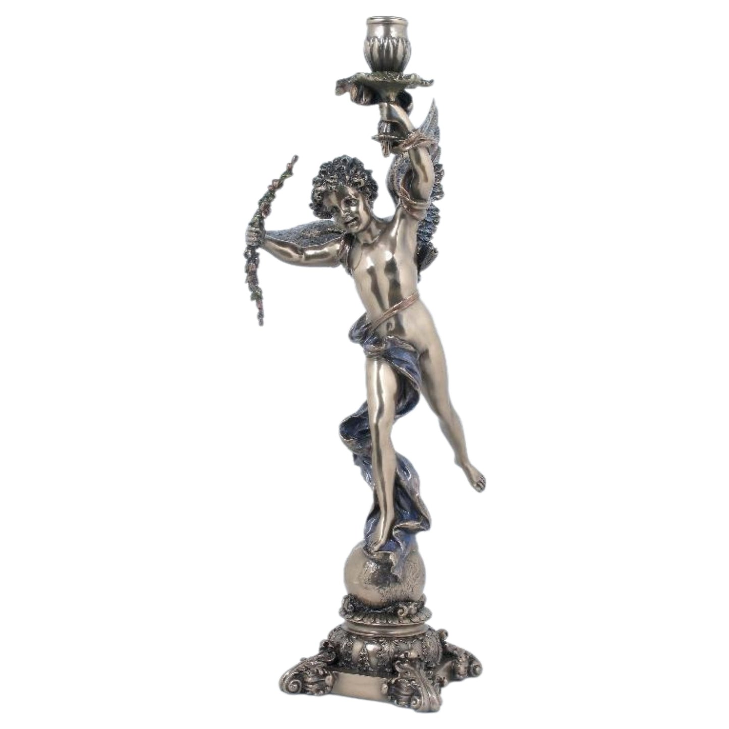Aşk Tanrısı Mumluk | Eros (Cupid) Dekoratif Şamdan 45,5 cm