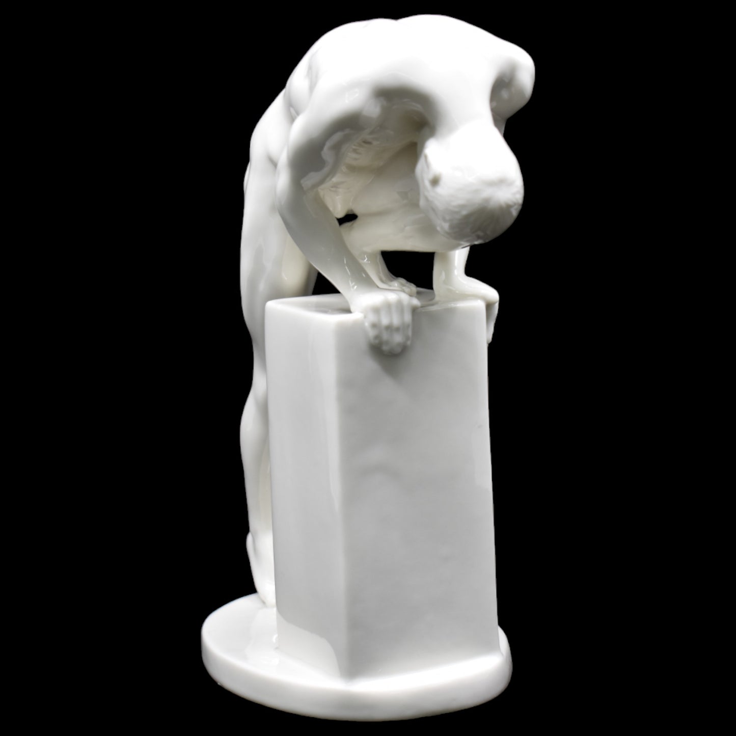 Eğilmiş Erkek Figürü | Modern Dekoratif Body Biblo 20,5 cm