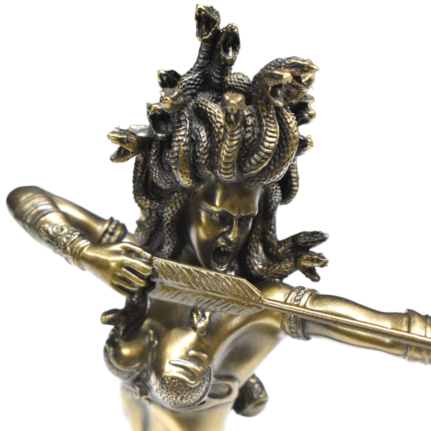 Veronese Design Medusa Dekoratif Heykel 23 cm