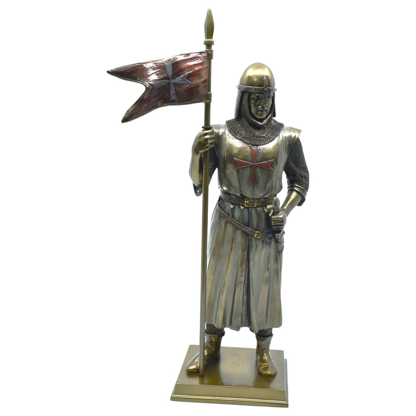 Veronese Design Haçlı Şövalye Dekoratif Heykel 30,5 cm