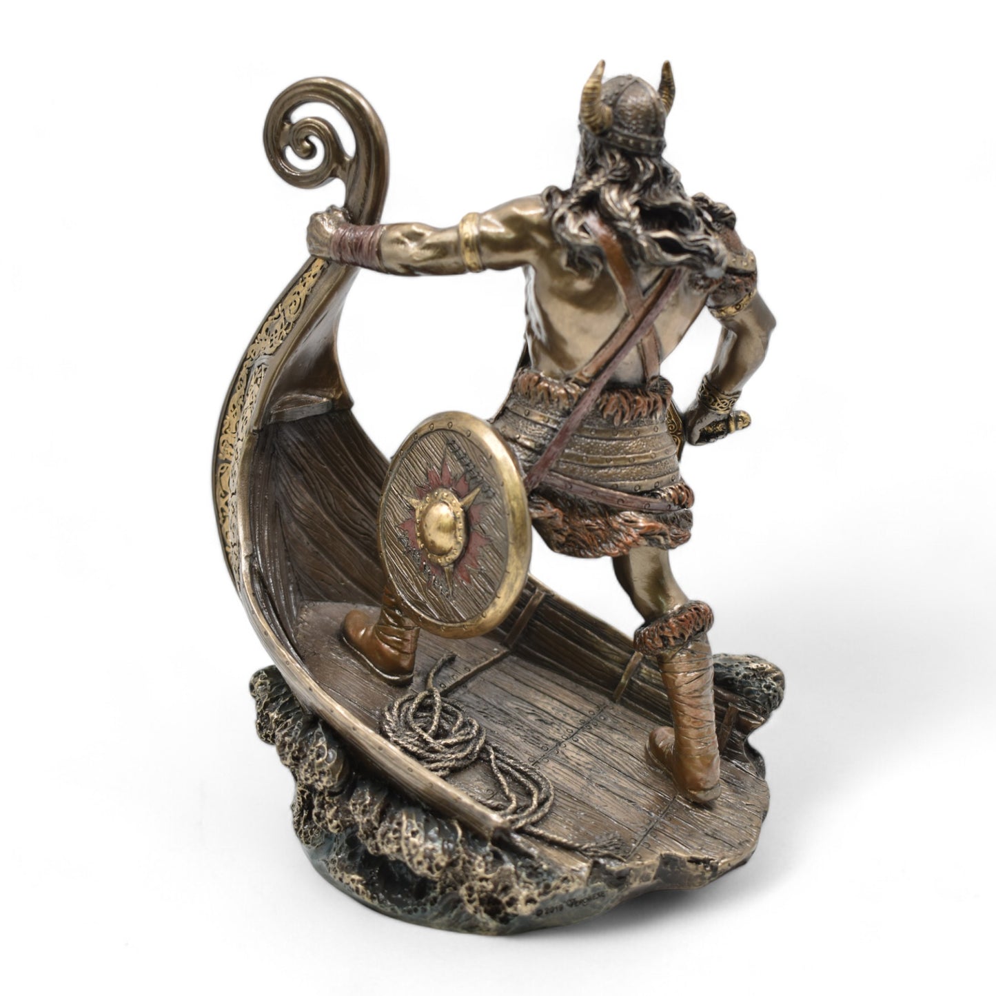 Veronese Design Viking Savaşçı Heykeli Dekoratif Biblo