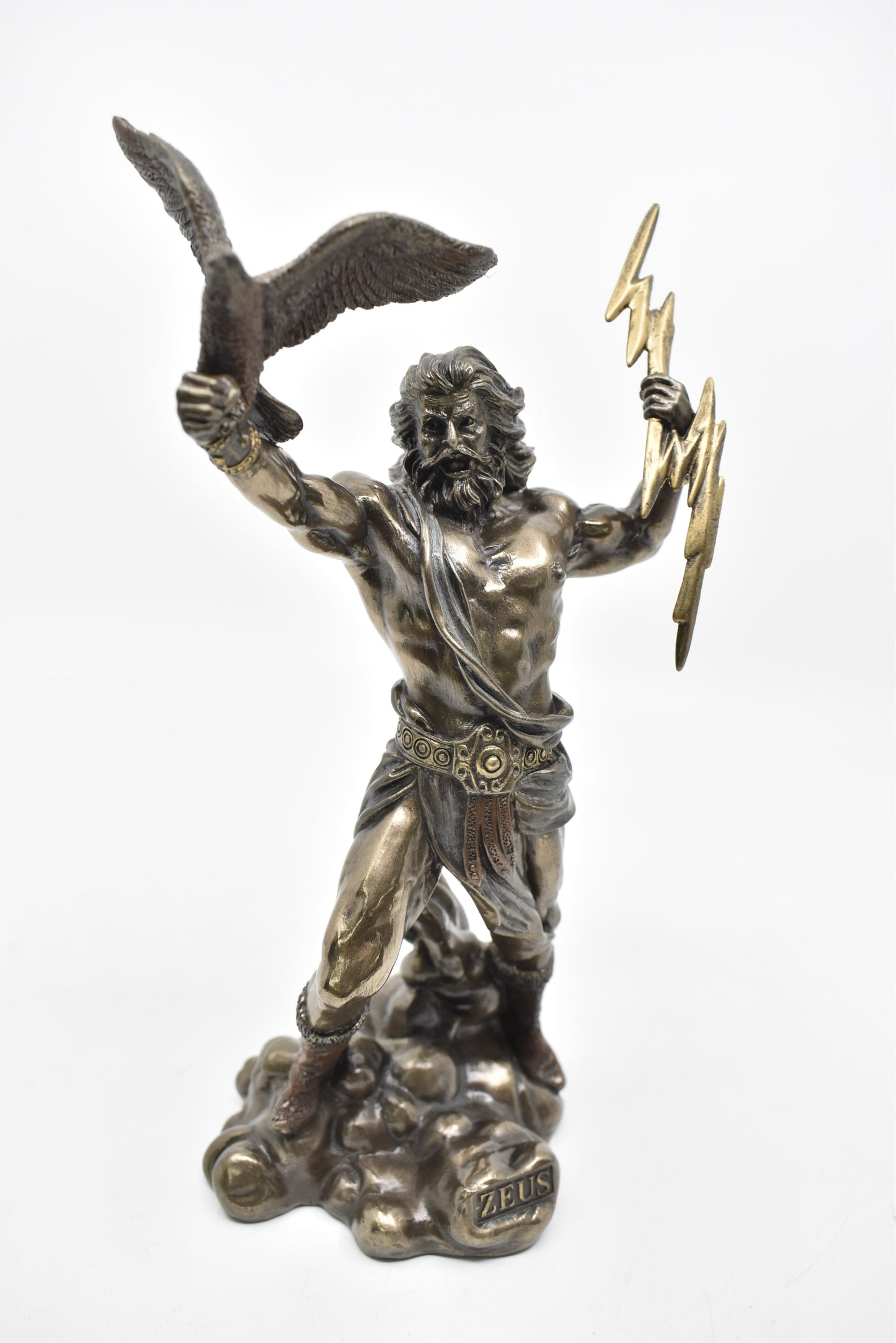 Veronese Design Zeus Dekoratif Heykel 21,5 cm