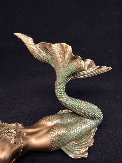 Veronese Design Denizkızı Dekoratif Biblo Mitolojik Heykel 29 cm