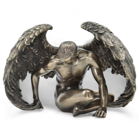 Veronese Design Winged Naked Male Figurine 19 cm