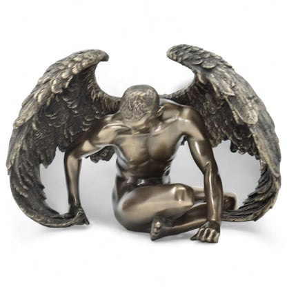 Veronese Design Winged Naked Male Figurine 19 cm