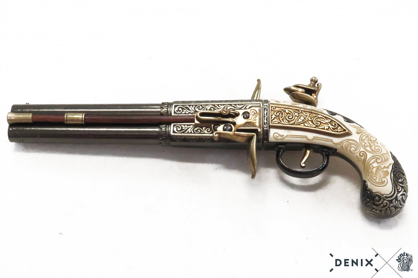 Denix Çift Namlulu Denizci Tabanca Replikası, UK, 1750