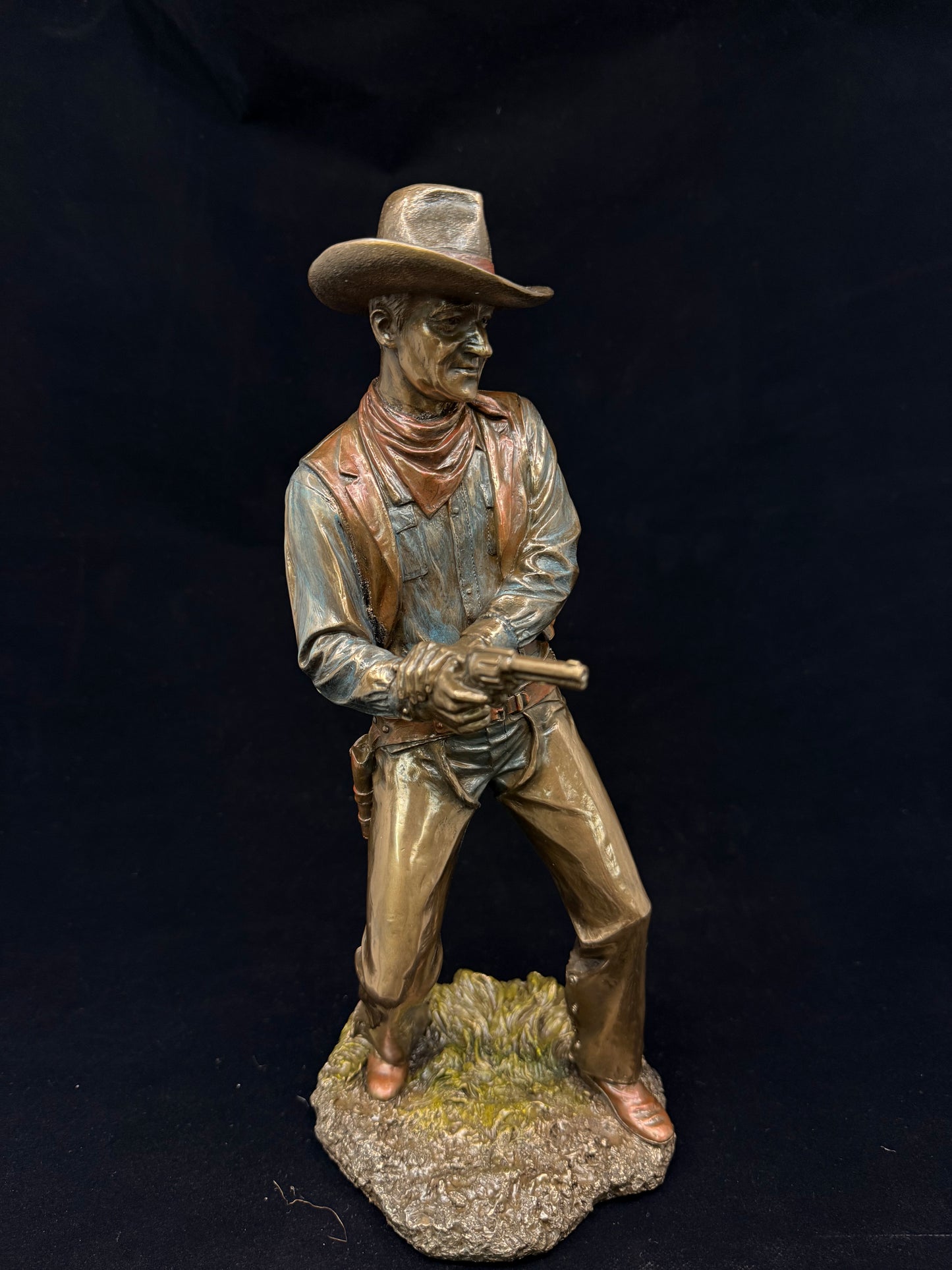 Veronese Design Kovboy Dekoratif Biblo Western Heykel 31,5 cm