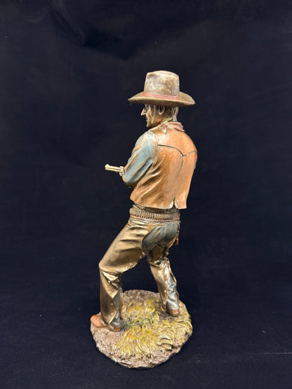 Veronese Design Kovboy Dekoratif Biblo Western Heykel 31,5 cm