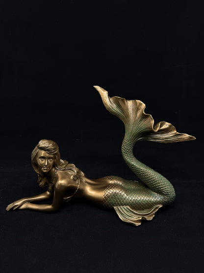Veronese Design Denizkızı Dekoratif Biblo Mitolojik Heykel 29 cm