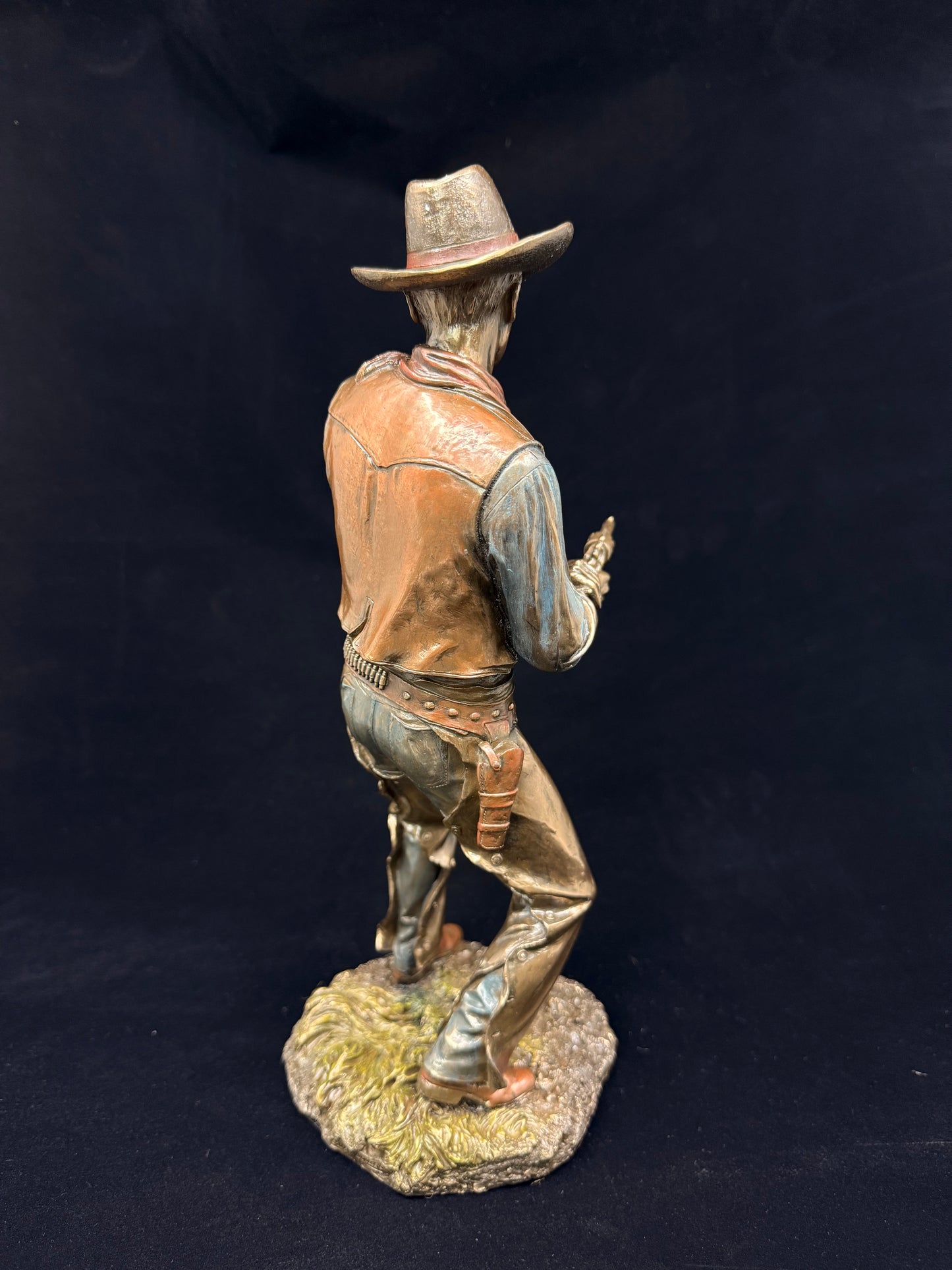Veronese Design Kovboy Dekoratif Biblo Western Heykel 31,5 cm