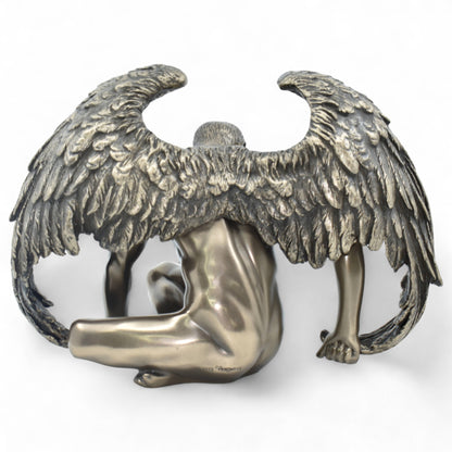Veronese Design Winged Naked Male Figurine 19 cm