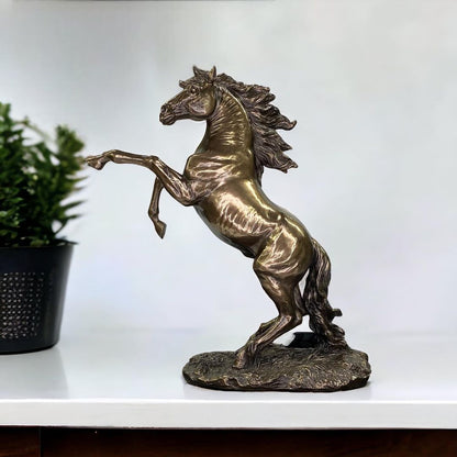 Veronese Design Rearing Horse Decorative Sculpture 31.5 cm