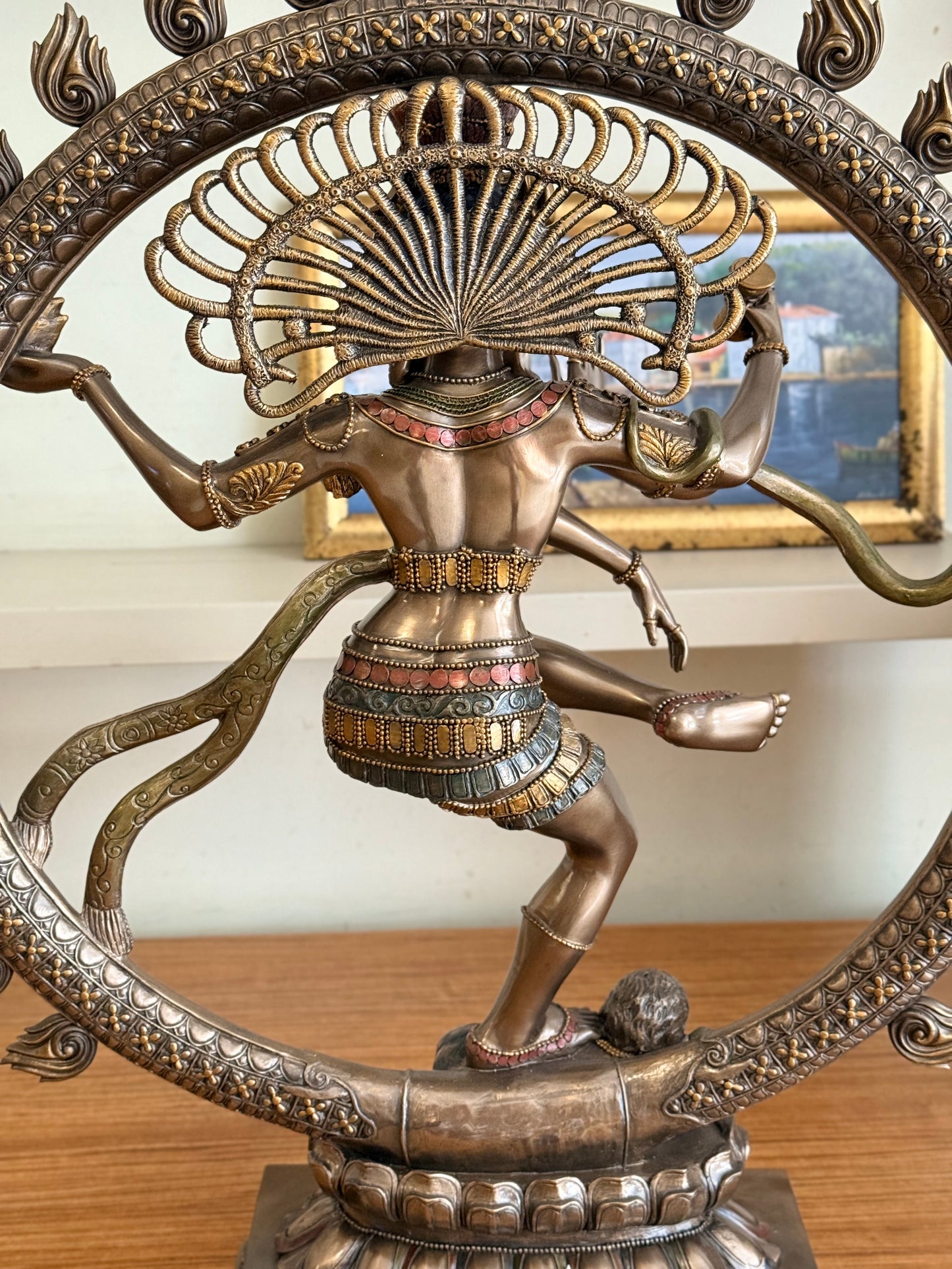 Shiva (Nataraja) Dekoratif Heykel | Hindu Tanrısı Shiva Sanatsal Figürü 67 cm