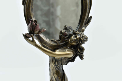 Veronese Design Art Girl Decorative Mirror 30 cm