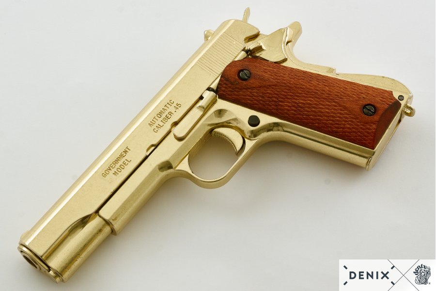 Denix Automatic .45 Pistol M1911A1 Replica Pistol, USA 1911 (WWI & II)