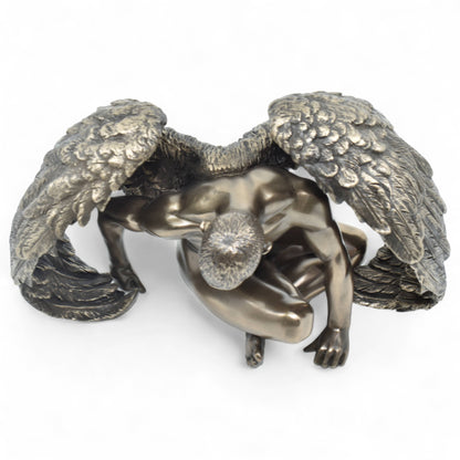 Veronese Design Winged Naked Male Figurine 19 cm