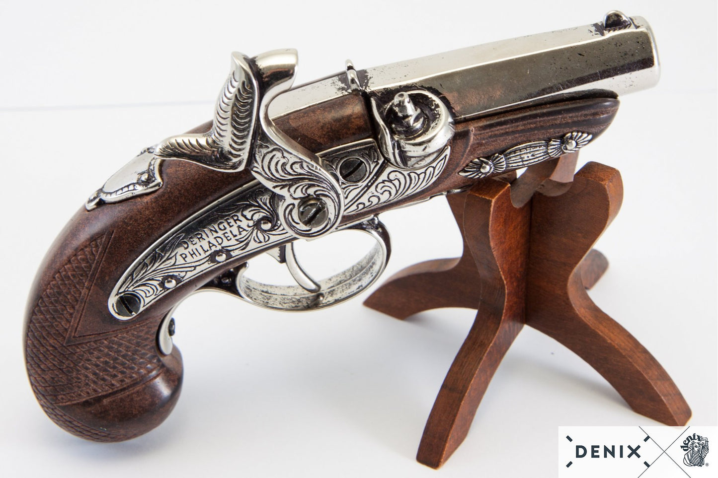Denix Philadelphia Deringer 1862 Pistol Replica Decorative Collectible Weapon