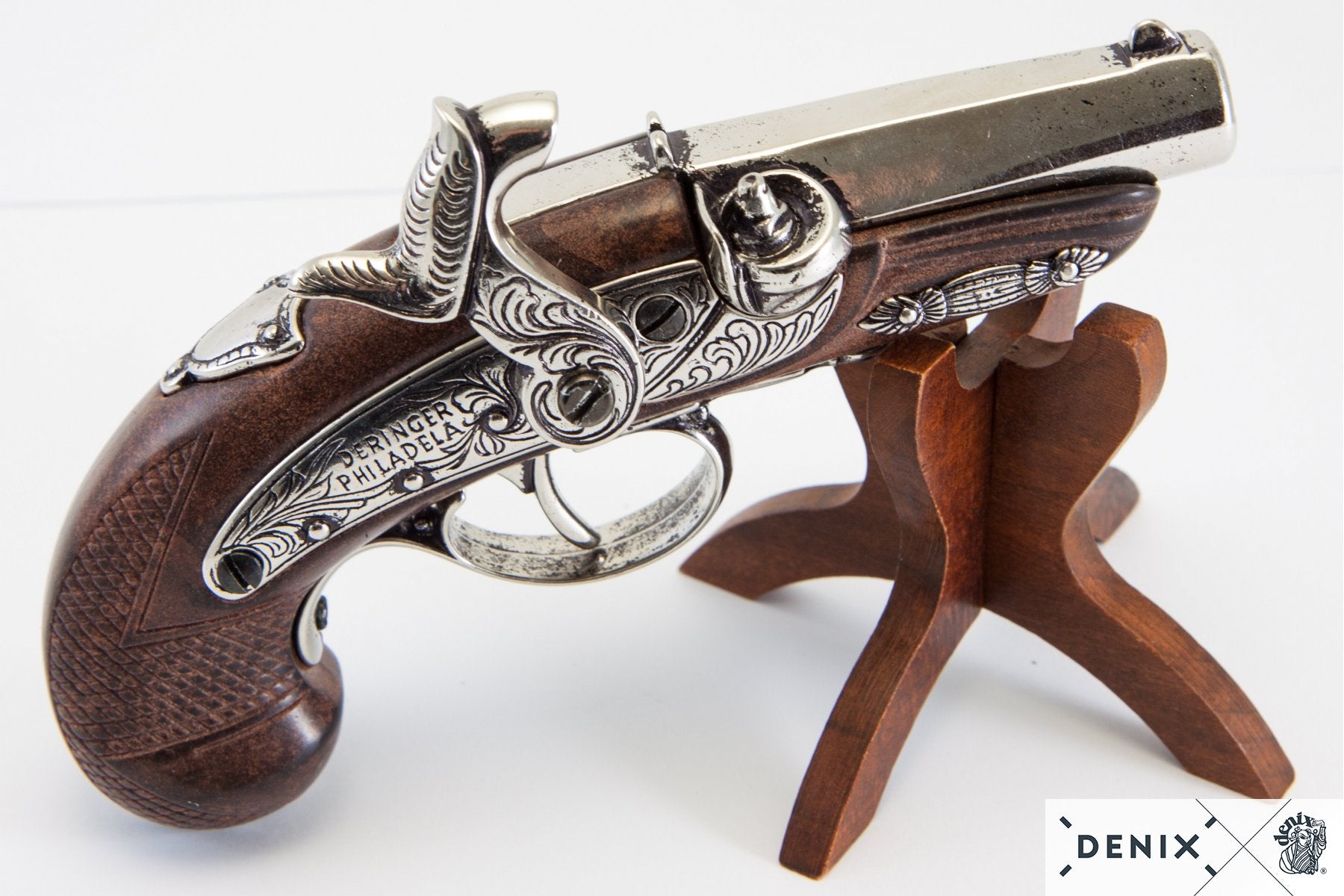 Denix Philadelphia Deringer 1862 Tabanca Replikası Dekoratif Koleksiyon Silahı