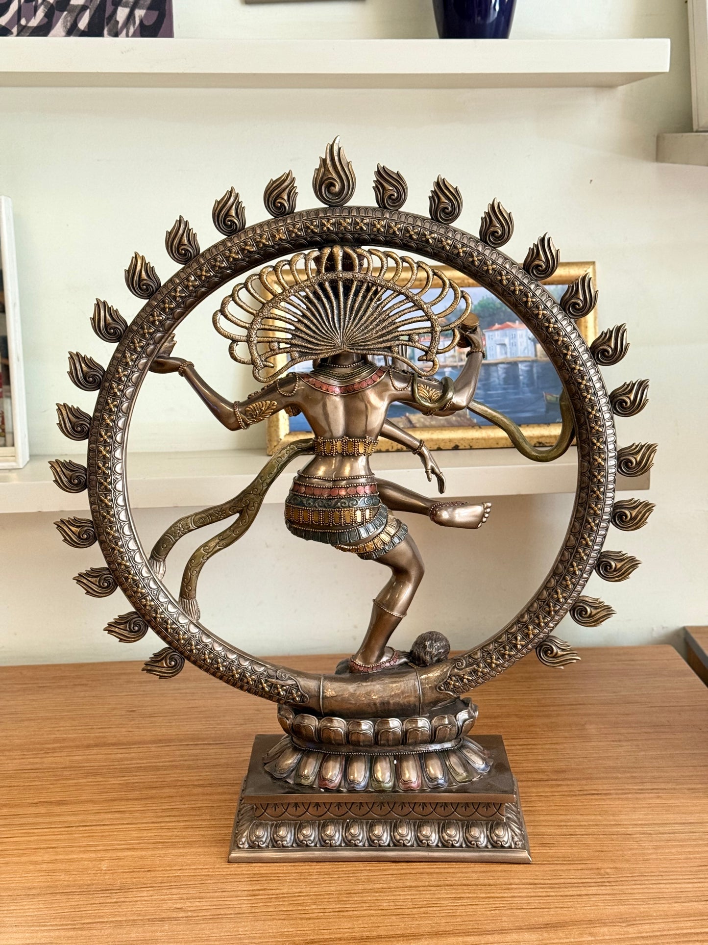 Shiva (Nataraja) Dekoratif Heykel | Hindu Tanrısı Shiva Sanatsal Figürü 67 cm