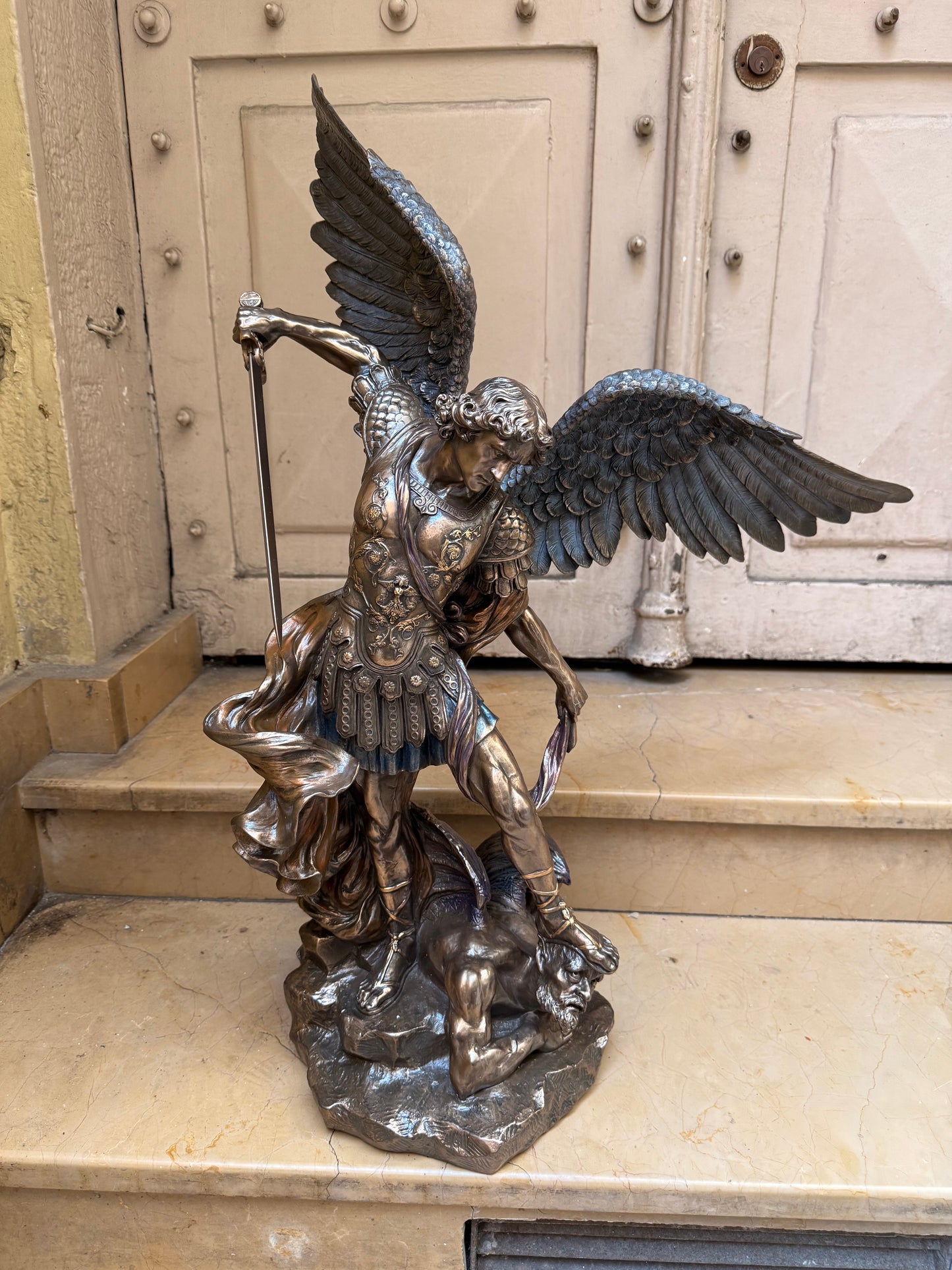 Veronese Design St. Michael Başmelek Heykeli 73 cm