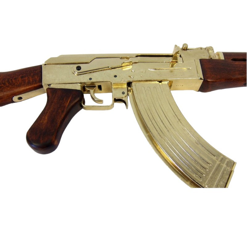 Denix Kalashnikov AK47 Rifle Gold-Russia 1947 Model Replica