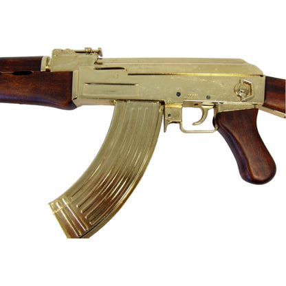 Denix Kalashnikov AK47 Rifle Gold-Russia 1947 Model Replica