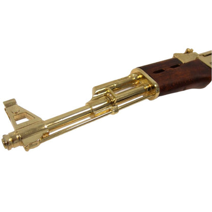 Denix Kalashnikov AK47 Rifle Gold-Russia 1947 Model Replica