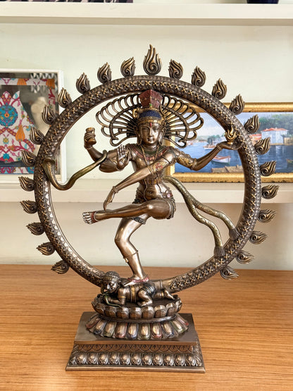 Shiva (Nataraja) Dekoratif Heykel | Hindu Tanrısı Shiva Sanatsal Figürü 67 cm