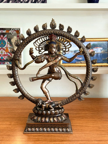 Shiva (Nataraja) Dekoratif Heykel | Hindu Tanrısı Shiva Sanatsal Figürü 67 cm