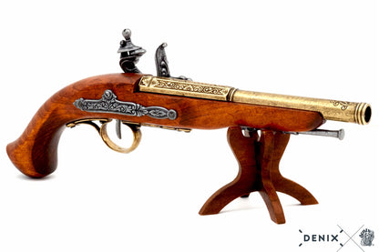 Denix 18th Century Left Hand Flintlock Pistol Replica – Flintlock Decorative Collection