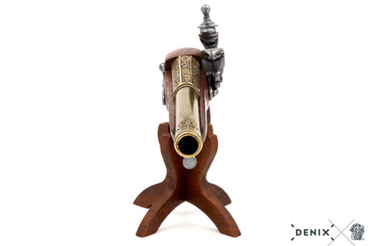 Denix 18th Century Left Hand Flintlock Pistol Replica – Flintlock Decorative Collection