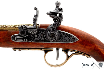 Denix 18th Century Left Hand Flintlock Pistol Replica – Flintlock Decorative Collection