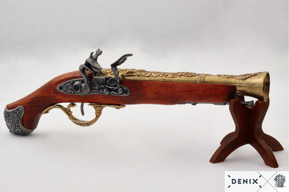 Denix 18th Century English Flintlock Pistol Replica – Flintlock Decorative