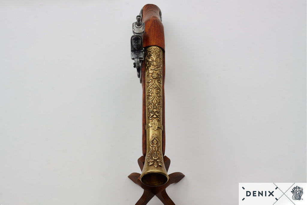 Denix 18. Yüzyıl İngiliz Çakmaklı Tabanca Replikası – Flintlock Dekoratif