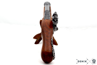 Denix 18th Century English Dueling Flintlock Pistol Replica – Decorative Flintlock