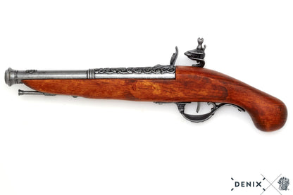 Denix 18th Century English Dueling Flintlock Pistol Replica – Decorative Flintlock