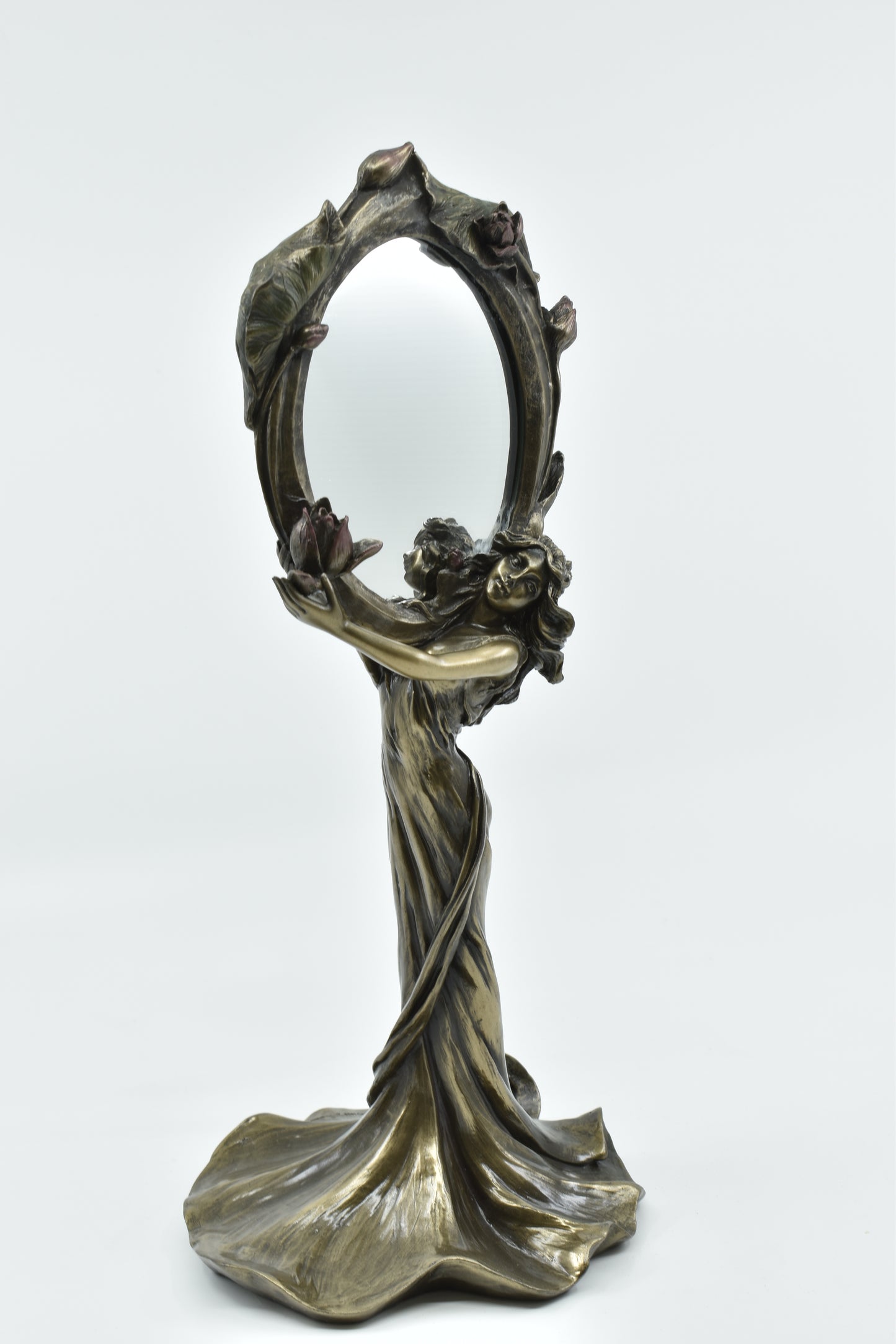 Veronese Design Art Kızlı Dekoratif Ayna 30 cm