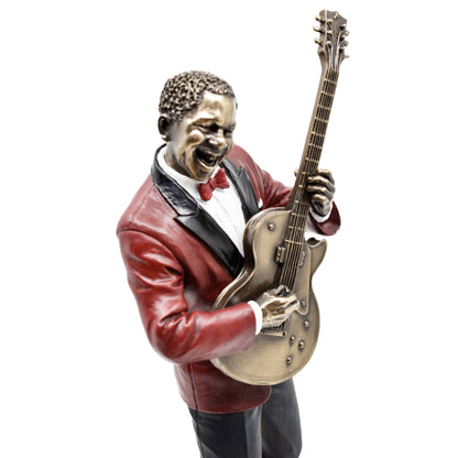 Veronese Design Guitar Player Decorative Figurine 32.5 cm