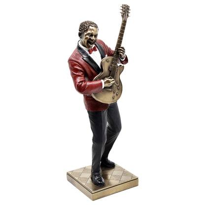 Veronese Design Guitar Player Decorative Figurine 32.5 cm