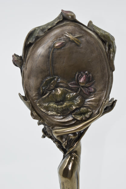 Veronese Design Art Girl Decorative Mirror 30 cm