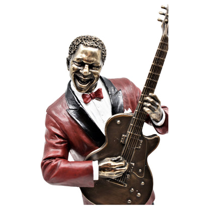 Veronese Design Guitar Player Decorative Figurine 32.5 cm