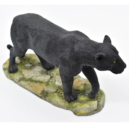 Veronese Design Siyah Panter Dekoratif Biblo 25 cm