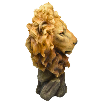 Veronese Design Lion Bust Decorative Figurine 33.5 cm