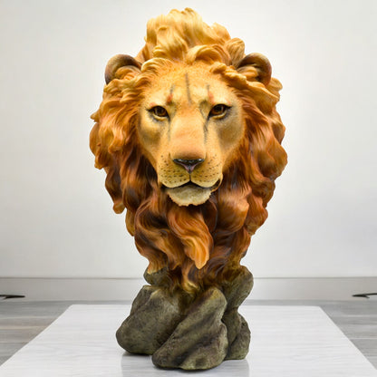 Veronese Design Lion Bust Decorative Figurine 33.5 cm