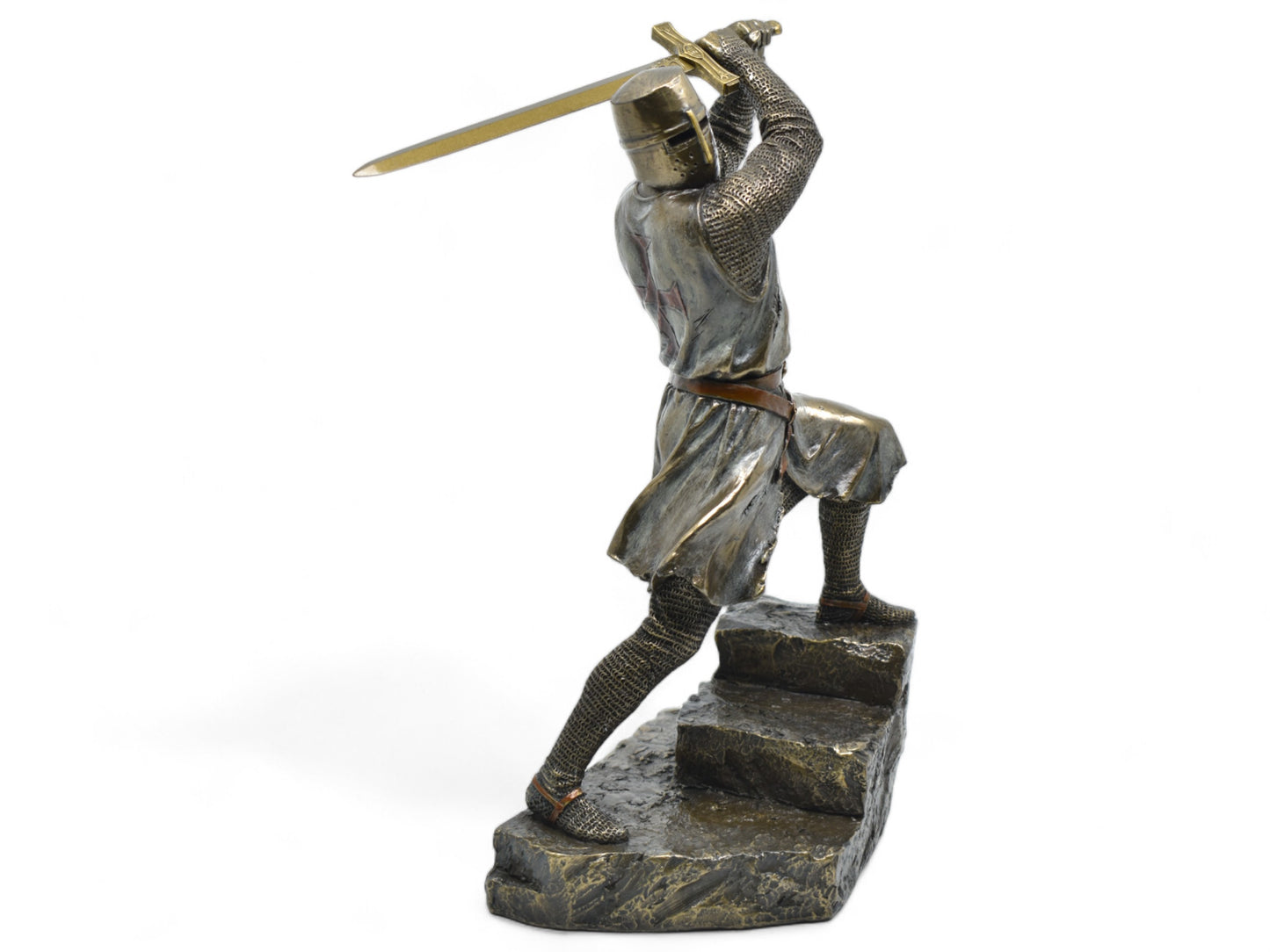 Veronese Design Kılıçlı Tapınak Şövalyesi Dekoratif Heykel 30,5 cm