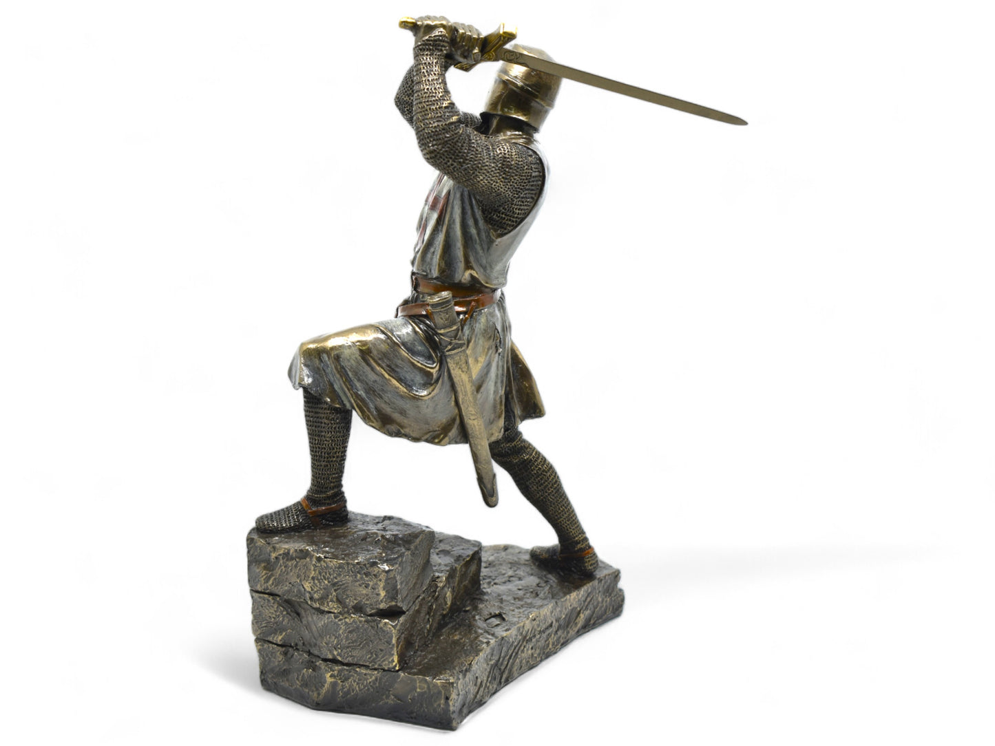 Veronese Design Kılıçlı Tapınak Şövalyesi Dekoratif Heykel 30,5 cm