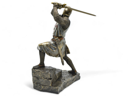 Veronese Design Kılıçlı Tapınak Şövalyesi Dekoratif Heykel 30,5 cm
