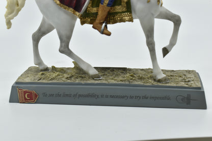 Veronese Design Fatih Sultan Mehmet Renkli Atlı Heykel 29 cm