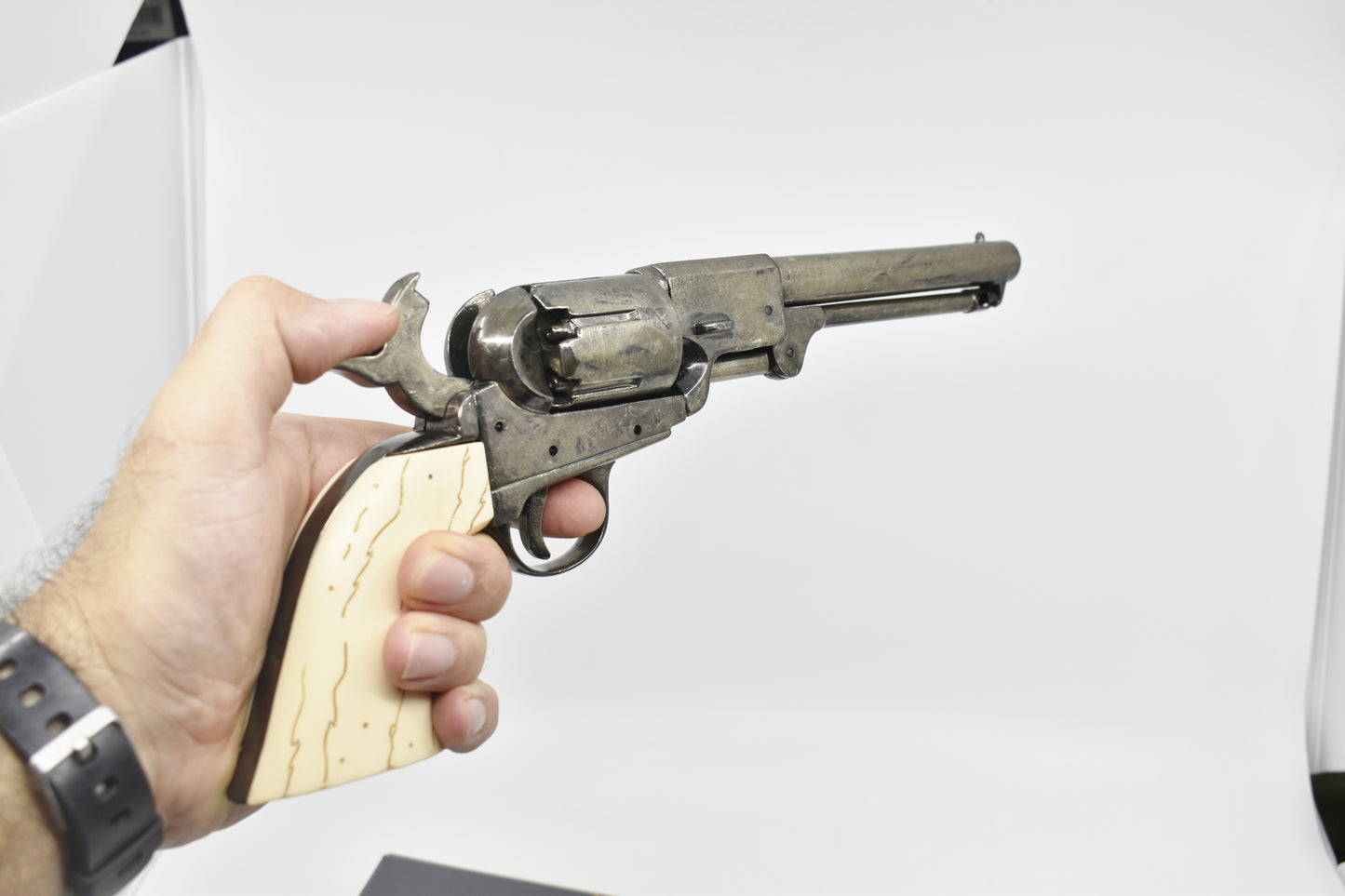 Denix Griswold & Gunnison 1860 Confederate Revolver Replica – American Civil War Decorative Pistol