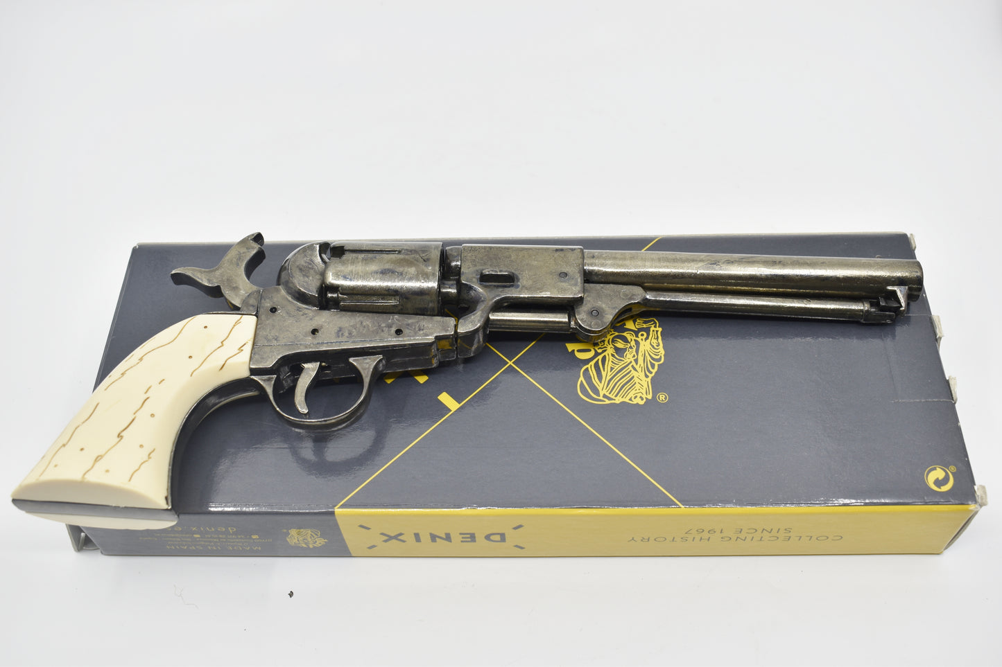 Denix Griswold & Gunnison 1860 Confederate Revolver Replica – American Civil War Decorative Pistol
